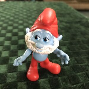 Papa Smurf Posable Figure PVC 2011‎ Great Condition